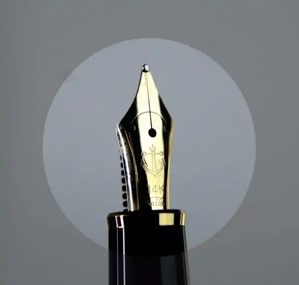Sailor life time pen - 14K solid gold M nib  - Mint condition - Image 8
