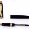 Waterman Expert black barrel fountain pen - gold plated EF dualtone nib - Image 3