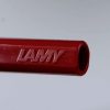 Lamy Safari Orange barrel fountain pen With Steel M nib -  uninked - Image 6