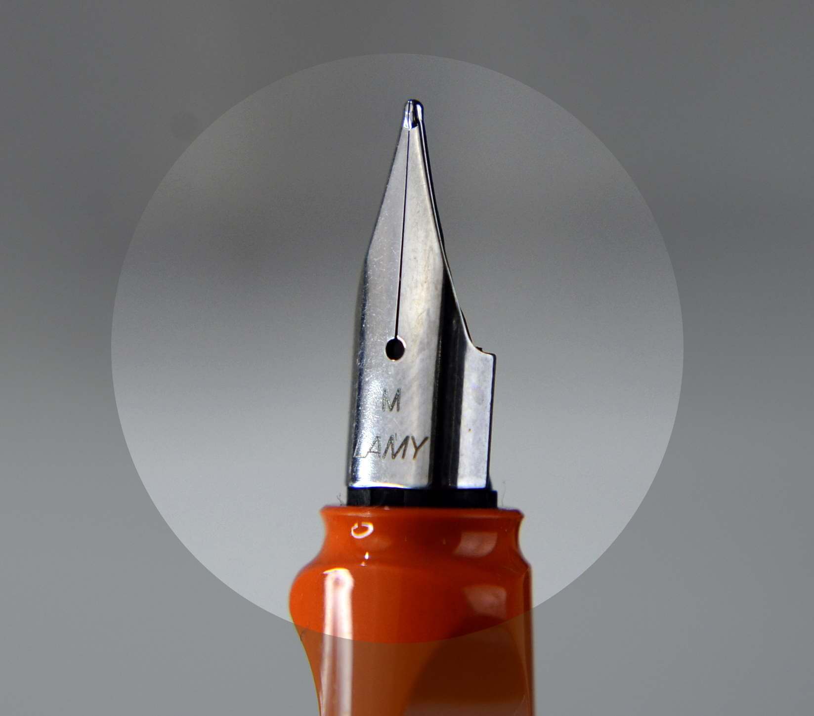 lamy safari orange fountain pen