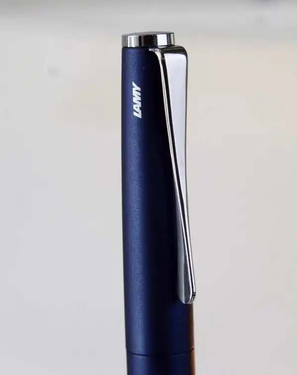 Lamy Studio imperial blue barrel fountain pen With Steel M nib -  Brand new - Image 7