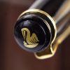 Pelikan  M200  piston filler fountain pen 23Karat gold plated M nib - Image 13