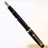 Vintage Pilot Custom 74 black barrel fountain pen -  14K solid gold Extra Fine nib - Image 2