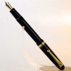 Pilot Custom 74 black barrel fountain pen -  14K 585 solid gold F nib  - Preowned - Image 2