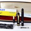 Pilot Custom 74 black barrel fountain pen -  14K 585 solid gold Medium nib - Brand new - Image 4