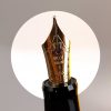 Pilot Custom 74 black barrel fountain pen -  14K 585 solid gold Medium nib - Brand new - Image 9