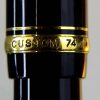 Pilot Custom 74 black barrel fountain pen -  14K 585 solid gold F nib  - Preowned - Image 7