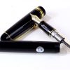 Pilot Custom 74 black barrel fountain pen -  14K 585 solid gold Medium nib - Brand new - Image 3