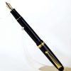 Pilot Custom 74 black barrel fountain pen -  14K 585 solid gold F nib  - Preowned - Image 2