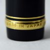 Pilot Custom 74 black barrel fountain pen -  14K 585 solid gold F nib  - Preowned - Image 6
