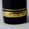 Pilot Custom 74 black barrel fountain pen -  14K 585 solid gold F nib  - Preowned - Image 4