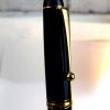 Pilot Custom 74 black barrel fountain pen -  14K 585 solid gold Medium nib - Brand new - Image 12