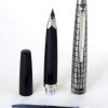 pilot Elite silver crossatch  pocket fountain pen with 18K solid gold F nib - Image 10