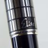 pilot Elite silver crossatch  pocket fountain pen with 18K solid gold F nib - Image 4