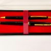 Pilot super fountain pen and  ballpoint with 23K gold plated F nib - unused mint - Image 4