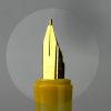 vintage platignum school cartridge fountain pen with 23K gold plated F Nib - Image 4