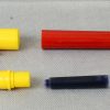 vintage platignum school cartridge fountain pen with 23K gold plated F Nib - Image 5