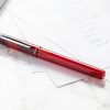 Platinum Prefounte crimson red fountain pen with M nib - Brand new - Image 10