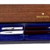Vintage Sheaffer Imperial 440 burgundy barrel fountain pen and ballpoint set - F nib - Image 5
