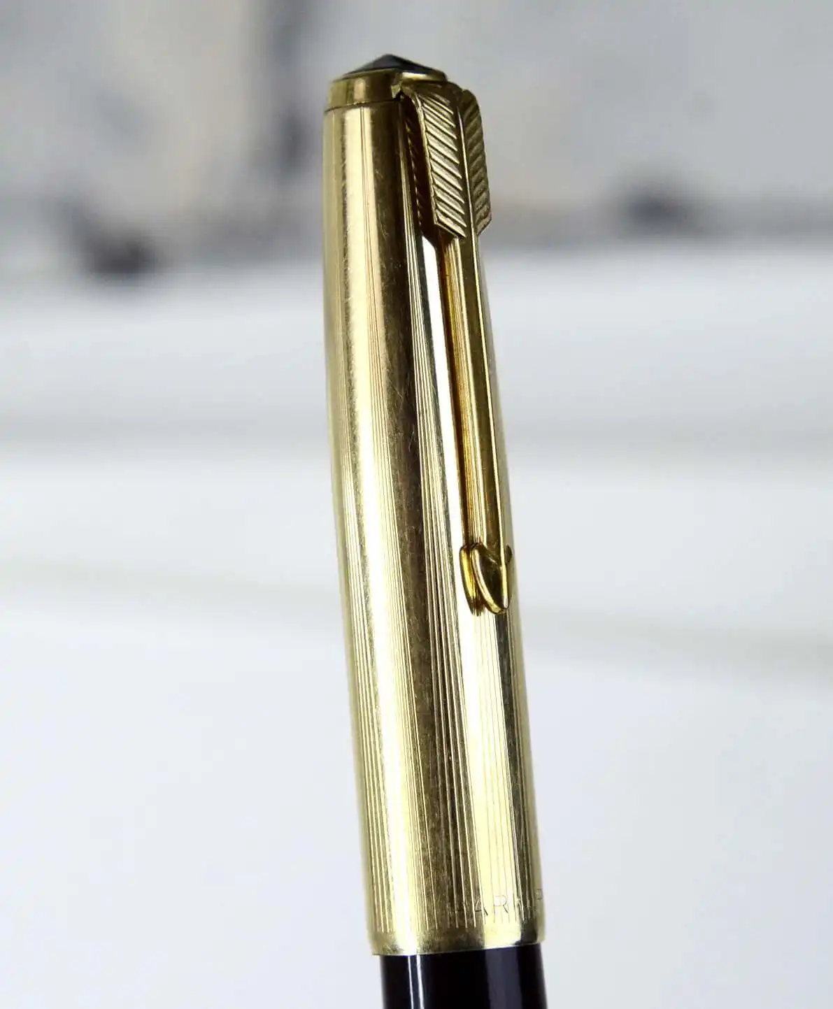 Vintage parker 51 aerometric fountain pen with 14 Karat solid gold M nib - Image 7