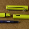 Lamy Safari lime green barrel fountain pen With Steel M nib -  Mint - Image 3