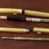 Parker 75 gold filled barleycorn fountain pen and ballpoint set with 14K XF nib - unused - Image 3