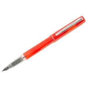 Platinum Prefounte Vermilion Orange fountain pen with F nib – Brand new