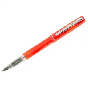 Platinum Prefounte Vermilion Orange fountain pen with F nib – Brand new