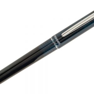 platinum-prefourte-graphite-blue-barrel-fountain-pen-Medium-steel-nib