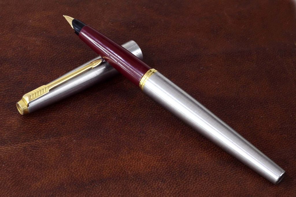 Buy Vintage Parker 45 flighter fountain pen flighter 14K solid gold F nib
