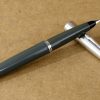 Vintage parker 45 grey green Fountain pen with steel F nib  - USA - Image 8