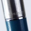 Vintage parker 45 teal blue Fountain pen with steel F nib  - USA - Image 7