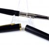 Vintage parker 75 lacquer black barrel fountain pen with 14K solid gold M nib - Image 8