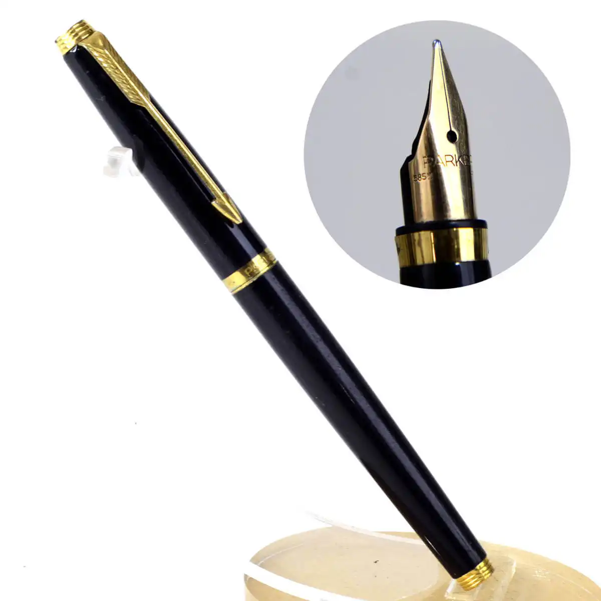 PARKER 万年筆 75 セレクト14k ラックブラック vintage-parker-75-laquer-black