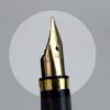 Vintage parker 75 lacquer black barrel fountain pen with 14K solid gold M nib - Image 7