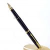 Vintage parker 75 lacquer black barrel fountain pen with 14K solid gold M nib - Image 2
