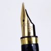 Vintage parker 75 lacquer black barrel fountain pen with 14K solid gold M nib - Image 4