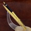 Parker classic perle golden slim fountain pen and ballpoint  with gold plated B nib - Image 2