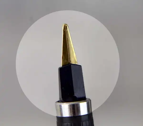 Parker classic perle golden slim fountain pen and ballpoint  with gold plated B nib - Image 9