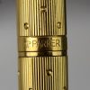 Parker classic perle golden slim fountain pen and ballpoint  with gold plated B nib - Image 10