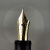 Vintage Pilot Custom 74 black barrel fountain pen -  14K 585 solid gold M nib - Image 8