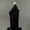 Vintage Pilot Custom 74 black barrel fountain pen -  14K 585 solid gold M nib - Image 9