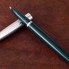 Vintage parker 21 fountain pen green barrel with steel M nib - Image 4