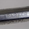 Vintage parker 21 fountain pen green barrel with steel M nib - Image 10