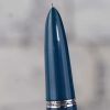Vintage parker 21 fountain pen Blue barrel with steel Fine nib - Image 9
