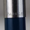 Vintage parker 21 fountain pen Blue barrel with steel Fine nib - Image 10