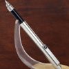 Parker 25 vintage chrome barrel fountain pen with Original Converter  - M nib - Image 2