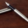 Parker 25 vintage chrome barrel fountain pen with Original Converter  - M nib - Image 3