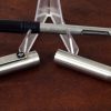 Parker 25 vintage chrome barrel fountain pen with Original Converter  - M nib - Image 4
