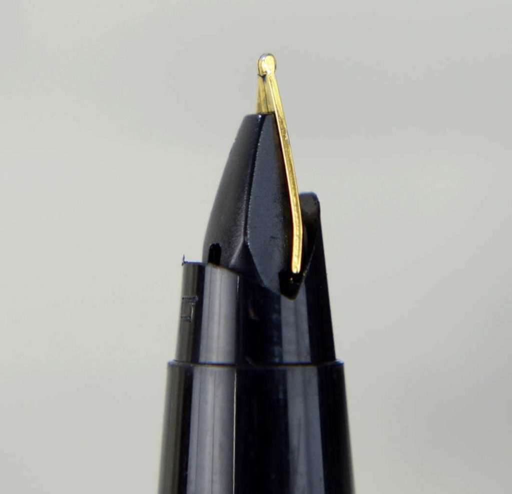 Buy online Parker 45 flighter steel barrel f fountain pen gold plated F Nib